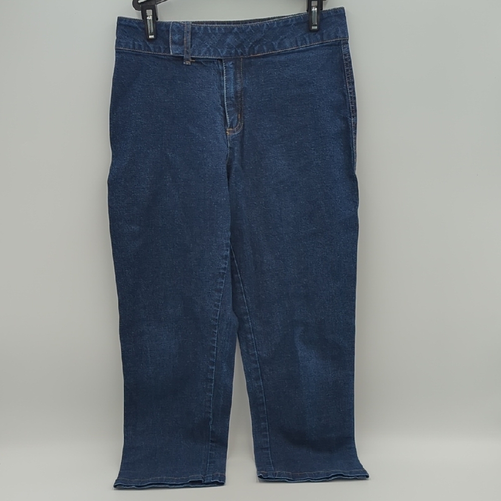 Lee Women's Straight Leg Jeans in Dark Blue